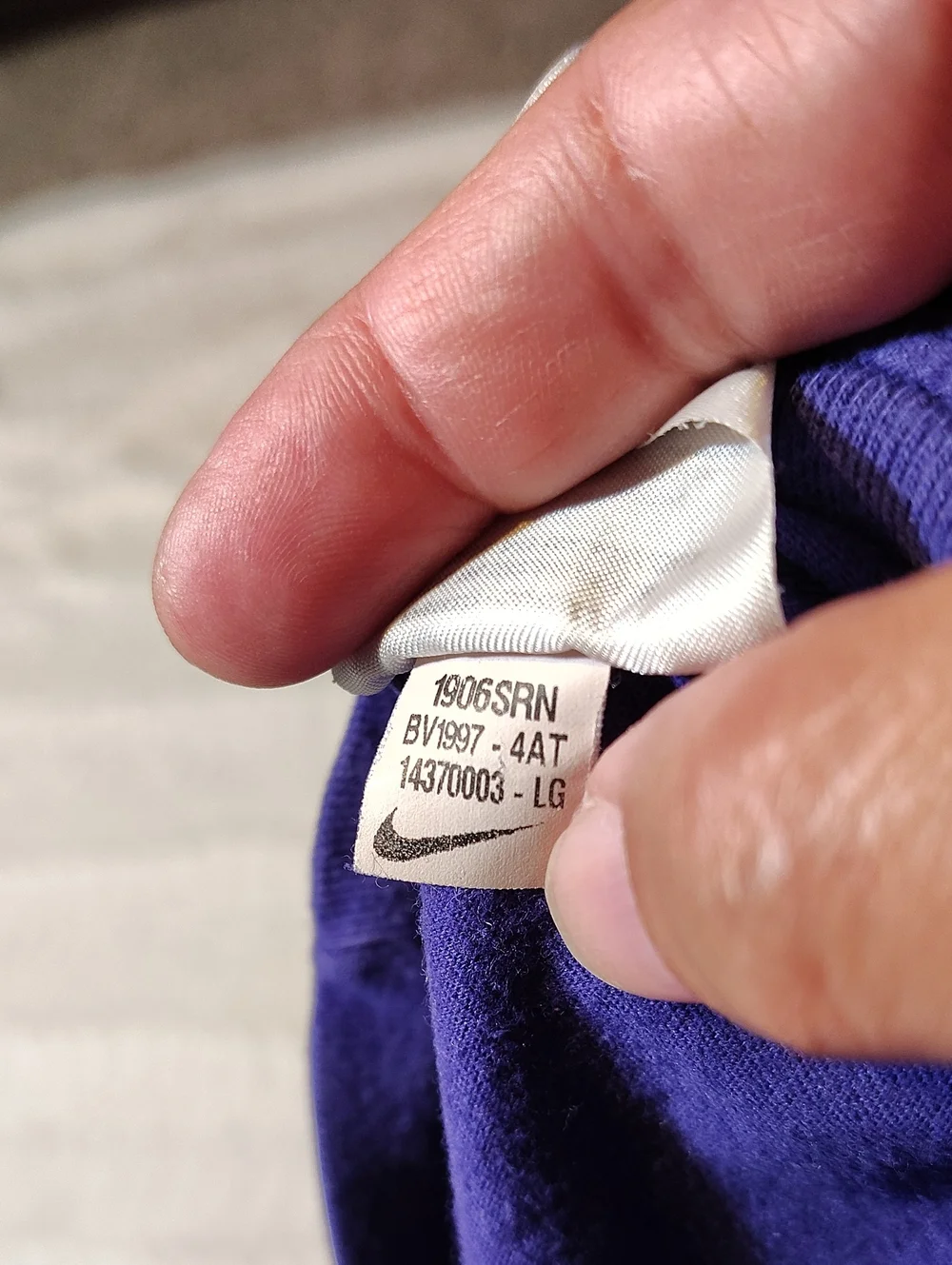 Nike Men’s Purple 'Engineered Greatness' Graphic T-Shirt
